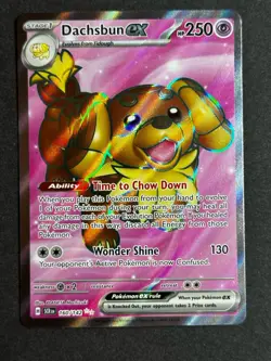 Dachsbun ex 160/142 Stellar Crown Full Art Pokemon TCG NM/MINT - Image 1