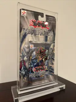 Metal Raiders 1996 Unlimited Factory Sealed Blister Pack Yu-Gi-Oh! - Image 2
