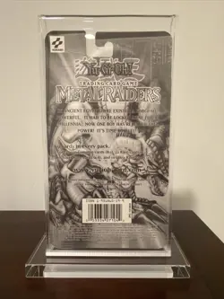 Metal Raiders 1996 Unlimited Factory Sealed Blister Pack Yu-Gi-Oh! - Image 3
