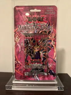 2003 Yu-Gi-Oh Magician's Force Blister Pack Booster Unlimited Edition Sealed - Image 1