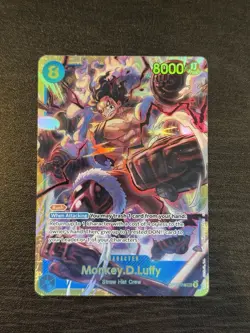 Monkey D. Luffy OP11-118 SEC A Fist of Divine Speed ONE PIECE Card Game English - Image 1
