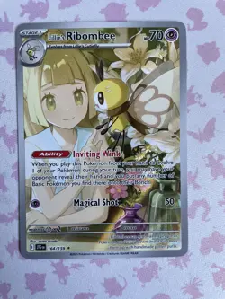 Pokemon TCG Journey Together Lillie's Ribombee Card 164/159 - Image 1