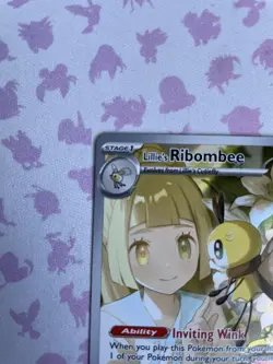 Pokemon TCG Journey Together Lillie's Ribombee Card 164/159 - Image 3