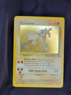 Hitmonlee Holo Rare Pokemon Card 7/62 Fossil Set NM-LP Unlimited - Image 5