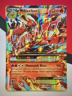 JUMBO Mega M Blaziken EX Oversized Promo Card XY86 2015 Pokemon HP #1 - Image 1