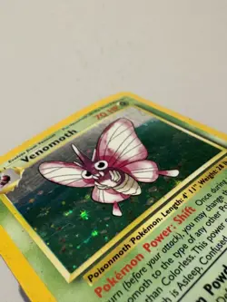 Venomoth 13/64 Jungle Holo Pokemon Trading Card Game - Image 3
