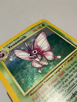 Venomoth 13/64 Jungle Holo Pokemon Trading Card Game - Image 4