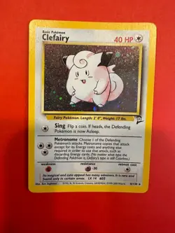 Clefairy 006/130 Base Set 2 Holo Pokemon Card - Image 1