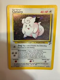 Clefairy 006/130 Base Set 2 Holo Pokemon Card - Image 2