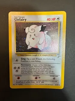 Clefairy 006/130 Base Set 2 Holo Pokemon Card - Image 4