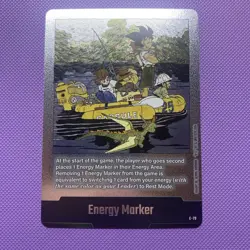 Energy Marker E-79 Silver Manga Booster 02 Dragon Ball Card Fusion World English - Image 1