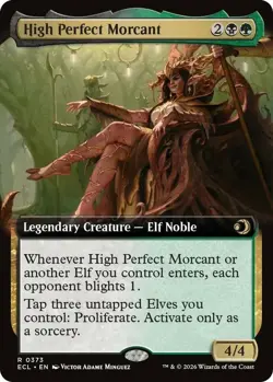MTG magic cards 1x High Perfect Morcant - Extended Art Lorwyn Eclipsed NM-Mint, - Image 1