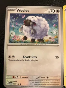 9 Wooloo Hop Dubwool pokemon cards mixed lot cute cards Rare holo All Different - Image 2