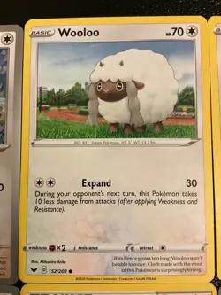 9 Wooloo Hop Dubwool pokemon cards mixed lot cute cards Rare holo All Different - Image 3