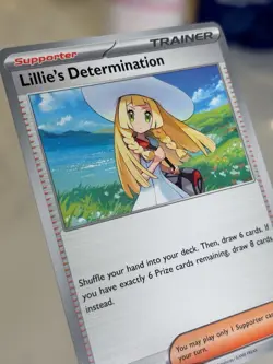 Lillie's Determination 119/132 Uncommon Mega Evolution Pokemon Card TCG - Image 3