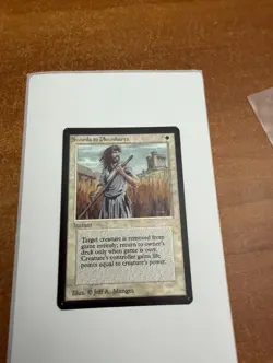 Magic the Gathering MTG Unlimited Swords to Plowshares NM Beta - Image 1