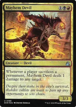 MTG - Mayhem Devil (Foil) - Near Mint Uncommon. - Image 1