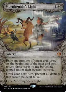MTG Morningtide's Light (Showcase) (301) | NM | Lorwyn Eclipsed {ECL} - Image 1