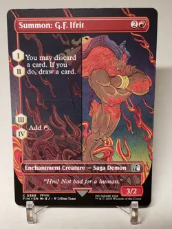 Final Fantasy Variants: Summon: G.F. Ifrit (0369 - Borderless) - Image 1