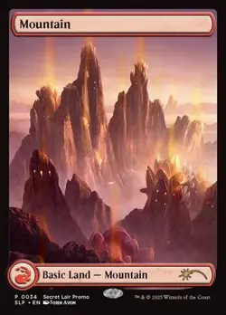 Mountain - Promo Secret Lair Promos NM MTG - Image 1