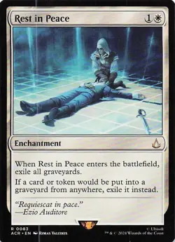 Rest in Peace - Common MTG Magic: The Gathering Near Mint Assassin Creed Magic T - Image 1