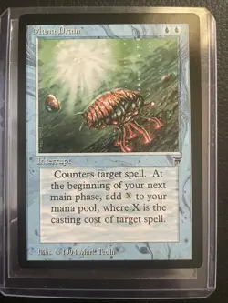 MTG Magic 1x SP Mana Drain (Legends) LP READ DESCRIPTION - Image 1