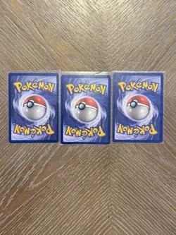 3 Vintage Pokemon Cards - 1999 Wizards Black Star Promo Mew #8 Lot - Image 2