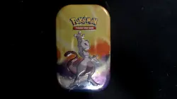 EMPTY Kanto Power Mewtwo Mini Tin , Great Condition, Pokemon TCG - Image 1