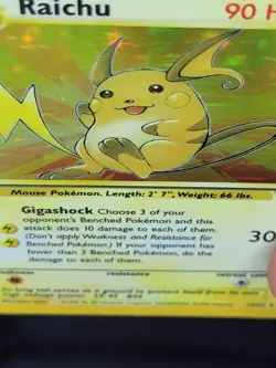 Pokemon TCG Raichu 14/62 Fossil Set 1999 Holo Rare Unlimited VTG WOTC LP - Image 5