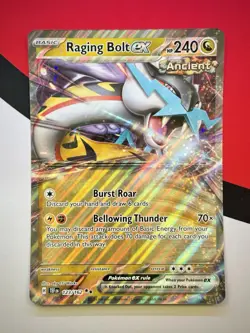 JUMBO Raging Bolt ex Oversized 123/162 Scarlet & Violet Promo Pokemon NM - Image 1
