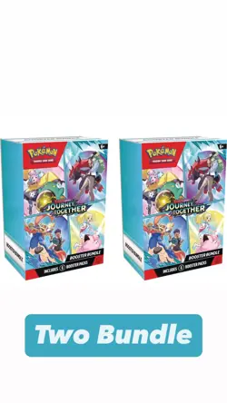 POKEMON JOURNEY TOGETHER BOOSTER BUNDLE SET - 2 BOOSTER BUNDLES - Image 1