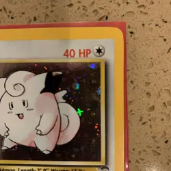 Pokemon TCG Clefairy Base Set 2 Holo Rare MP - Image 4