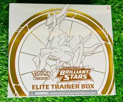 Pokemon Brilliant Stars Elite Trainer Box ETB Sealed Arceus - Image 1