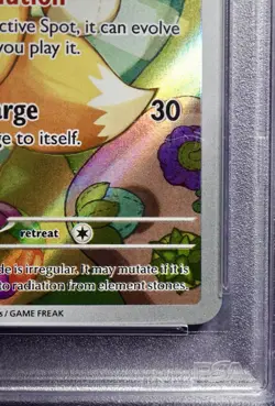 2025 Pokemon Prismatic Evolutions ETB Eevee #173 Black Star Promo PSA 9 - Image 5