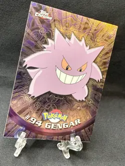 Pokemon Topps Chrome Gengar #94 Excellent Condition Holo Foil TV Animation 2000 - Image 2