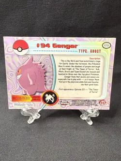 Pokemon Topps Chrome Gengar #94 Excellent Condition Holo Foil TV Animation 2000 - Image 4