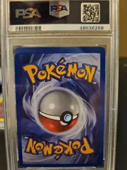2007 Pokemon Pop Series 5 Pikachu #12 P5 Holo Inverted Back PSA 5 Misprint - Image 2