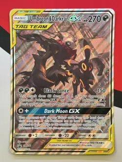 JUMBO Oversized Umbreon & Darkrai GX Tag Team Promo SM241 Pokemon HP #1 - Image 1