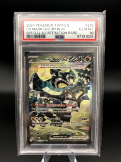 PSA 10 GEM MT | Cornerstone Mask Ogerpon ex SIR | #215/167 | TWM SV6 Pokemon TCG - Image 2