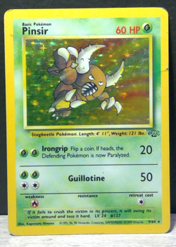 Pinsir 9/64 - Jungle Holo Rare - WOTC Vintage Pokemon TCG - Image 2