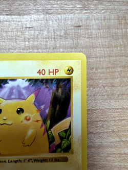 Pikachu (Red Cheeks) 058/102 Pokemon TCG Shadowless Base Set - NM - Image 3