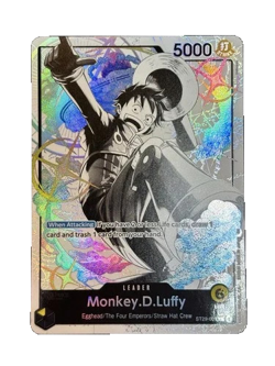 One Piece TCG Monkey D. Luffy ST29-001 Leader Alt Starter Deck Egghead Parallel - Image 1