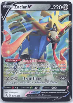 Zacian V Promo SWSH: Sword & Shield Promo Cards SWSH018 NM - Image 1