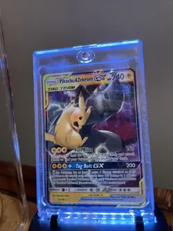 Pokemon Pikachu & Zekrom GX Tag Team TCG Card 33/181 Sun Moon - Image 1