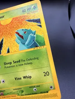 Bulbasaur 95/165 2002 Expedition Pokemon Card TCG WOTC Vintage Non Holo - HP/MP - Image 2