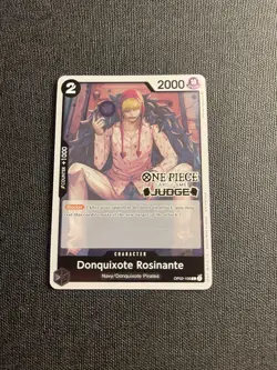 One Piece Card Game Donquixote Rosinante Judge Foil - OP02-108 NM - Image 1