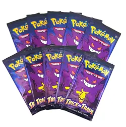 10 Pack Pokemon TCG Trick or Trade Booster Packs 2022 Halloween Card Lot Bundle - Image 1
