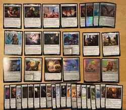 Magic The Gathering Lot Of 40 Battle For Baldur’s Gate WHITE Cards - Image 1