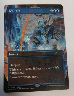Ice Out (001) - PROMO ANIME BORDERLESS MTG Unique & Misc. Promos NM - Image 1