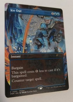 Ice Out (001) - PROMO ANIME BORDERLESS MTG Unique & Misc. Promos NM - Image 2